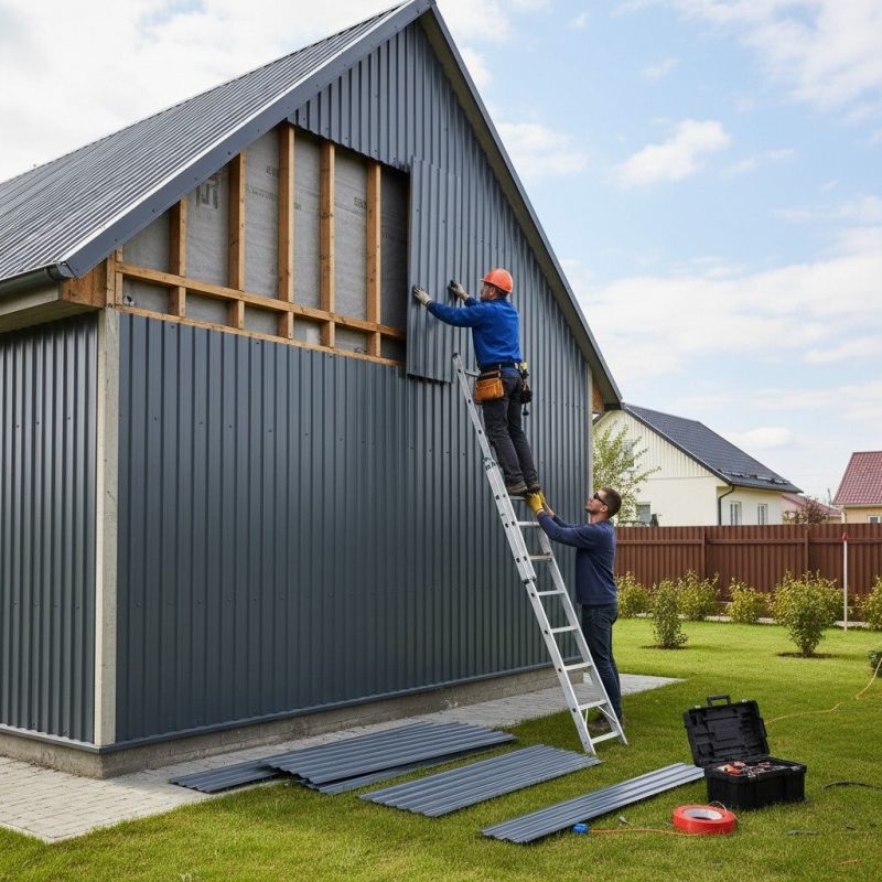 Aluminum Roof Replacement detail
