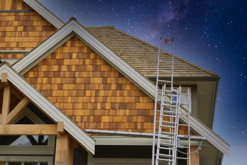 Cedar Roof Installation detail