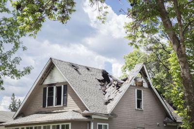 Damaged Roof Replacement detail