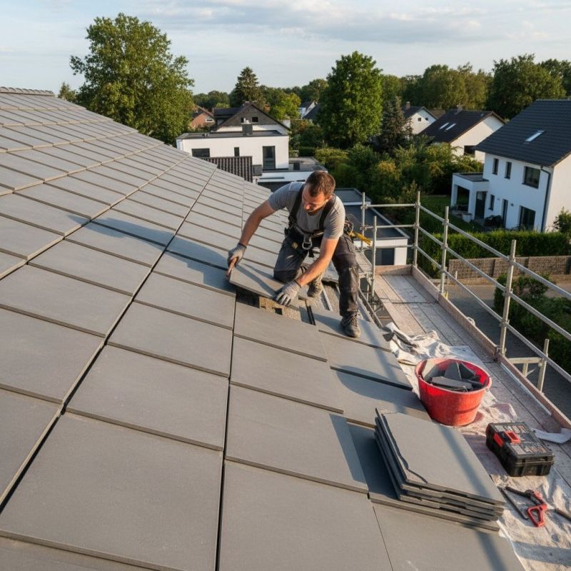 Tile Roof Installation detail