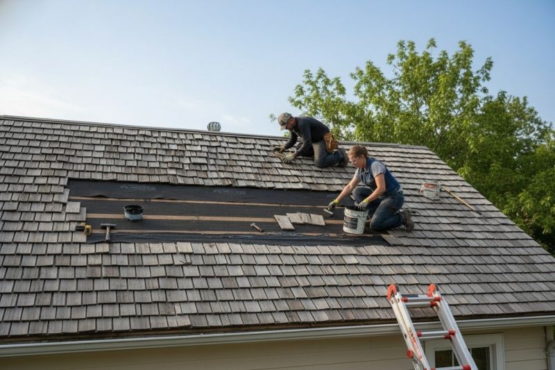 Shake Shingle Repair